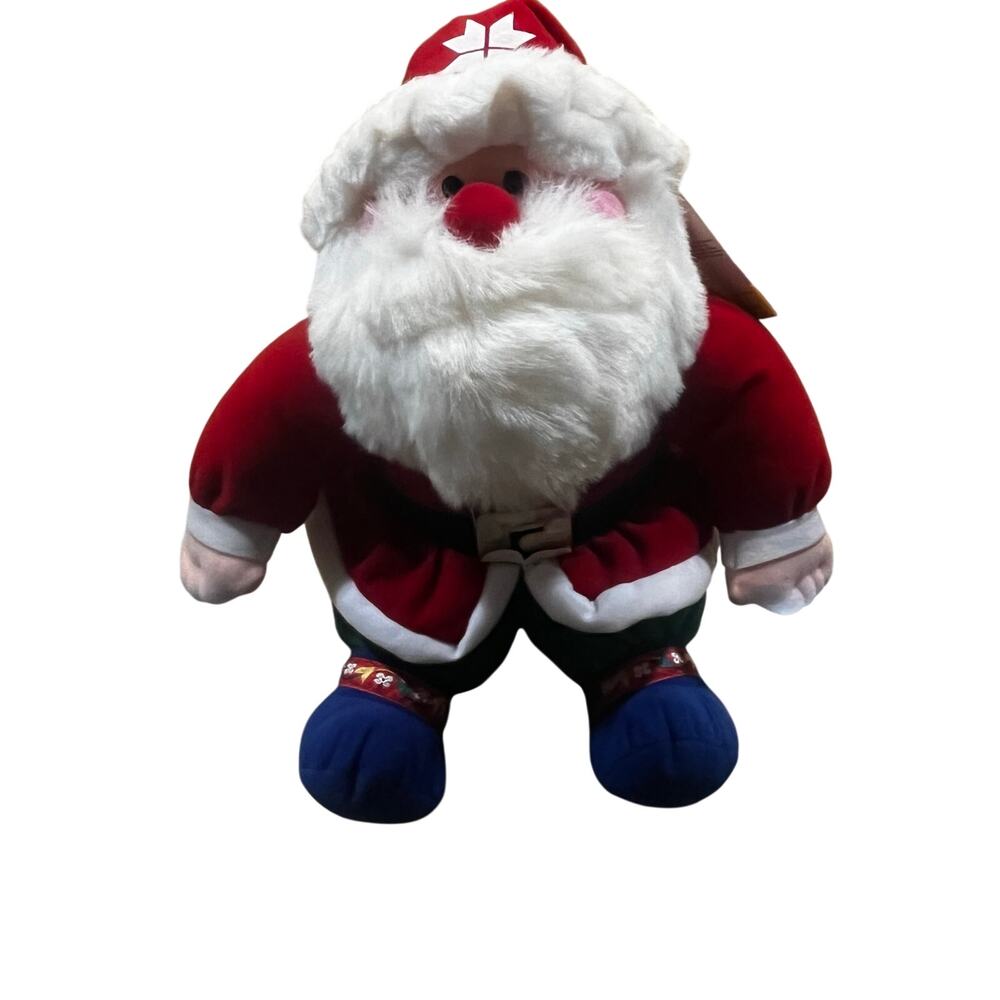 New Vintage 1993 International Silver Company Christmas Santa Claus 12"‎ Plush